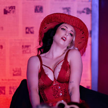 Load image into Gallery viewer, Red Lipstick Burlesque Performance