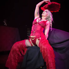 Load image into Gallery viewer, Red Lipstick Burlesque Performance