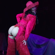 Load image into Gallery viewer, Red Lipstick Burlesque Performance
